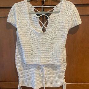 Beige botany Top and Skirt Set/M/L